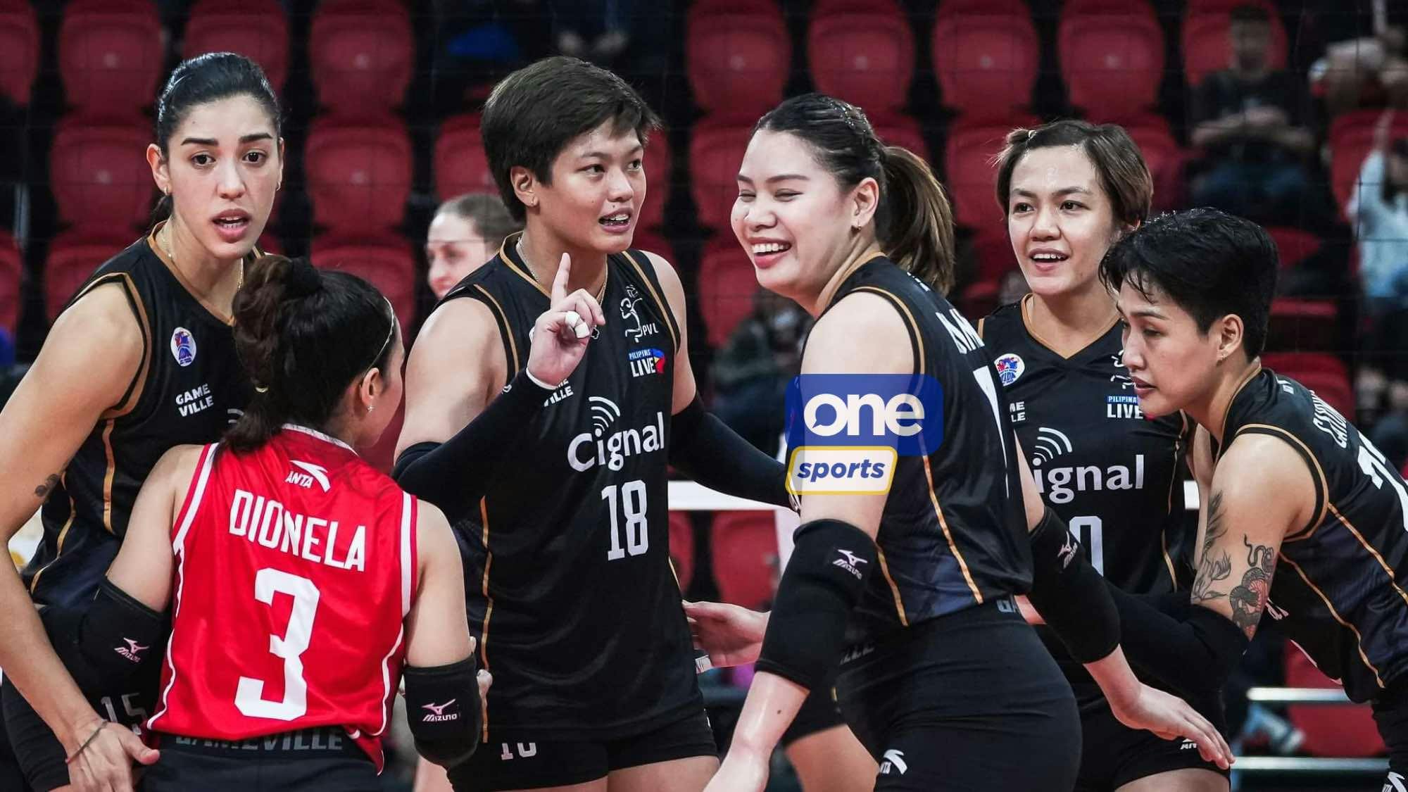 PVL: Cignal salvages bronze in Reinforced Conference, thwarts PLDT in four sets